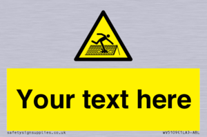 Custom Figure on Roof Sign